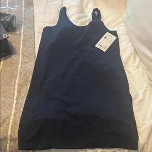 Navy Blue Sleeveless Dress
